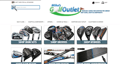 Desktop Screenshot of mikesgolfoutlet.com